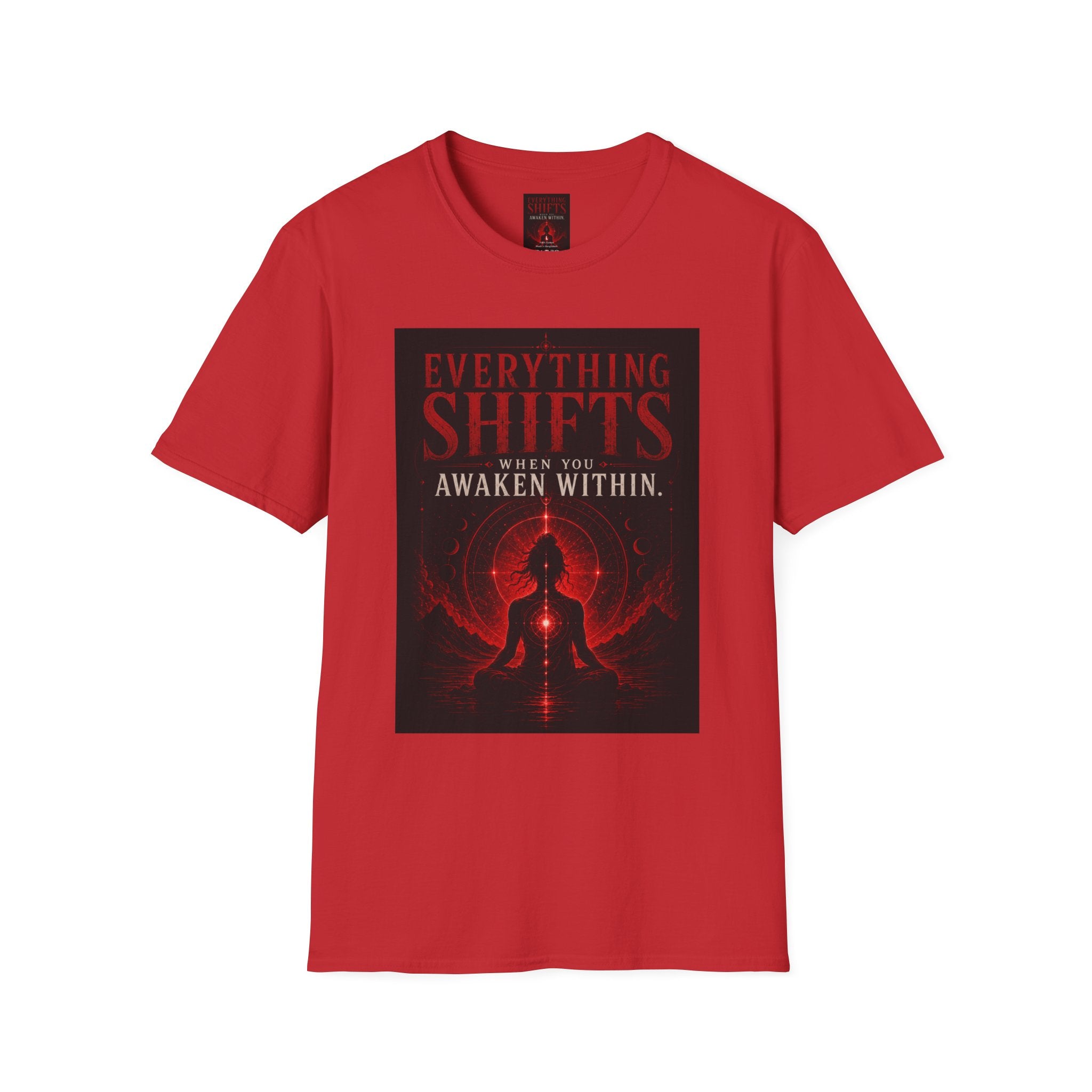 Awaken Within T‑Shirt — "Everything Shifts When You Awaken Within" Spiritual Meditation Tee
