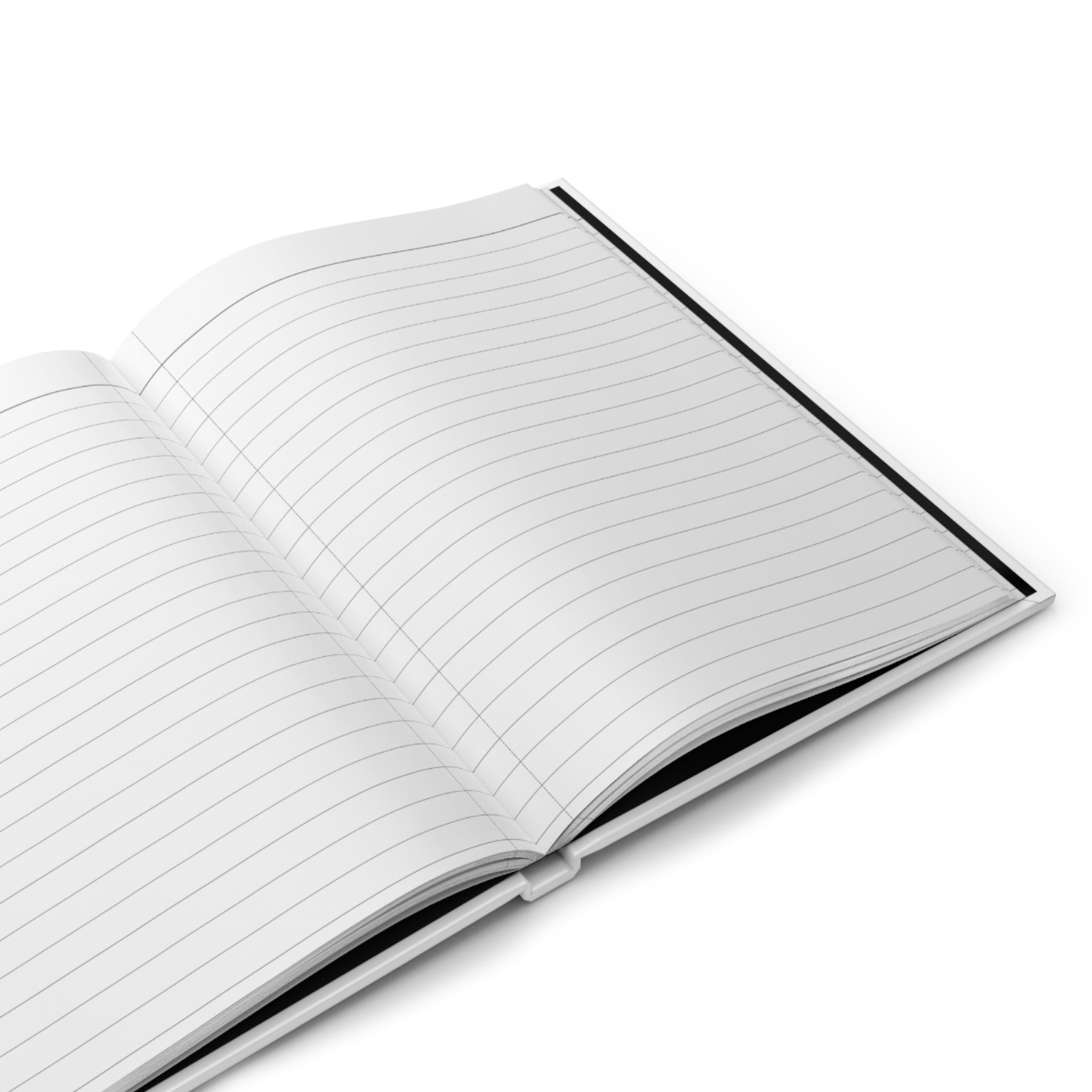 Positive Vibes Hardcover Journal — Motivational Red Script Notebook
