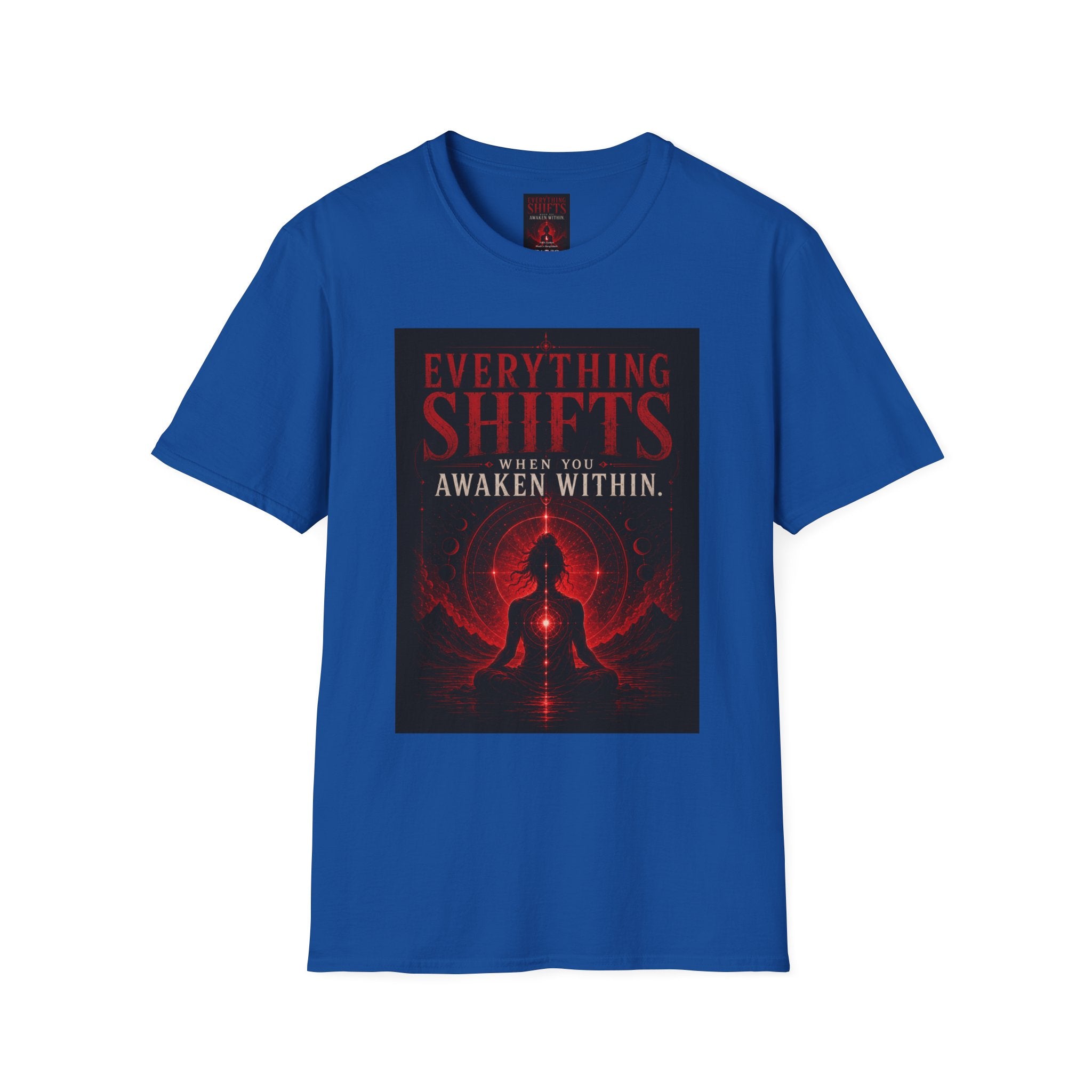 Awaken Within T‑Shirt — "Everything Shifts When You Awaken Within" Spiritual Meditation Tee