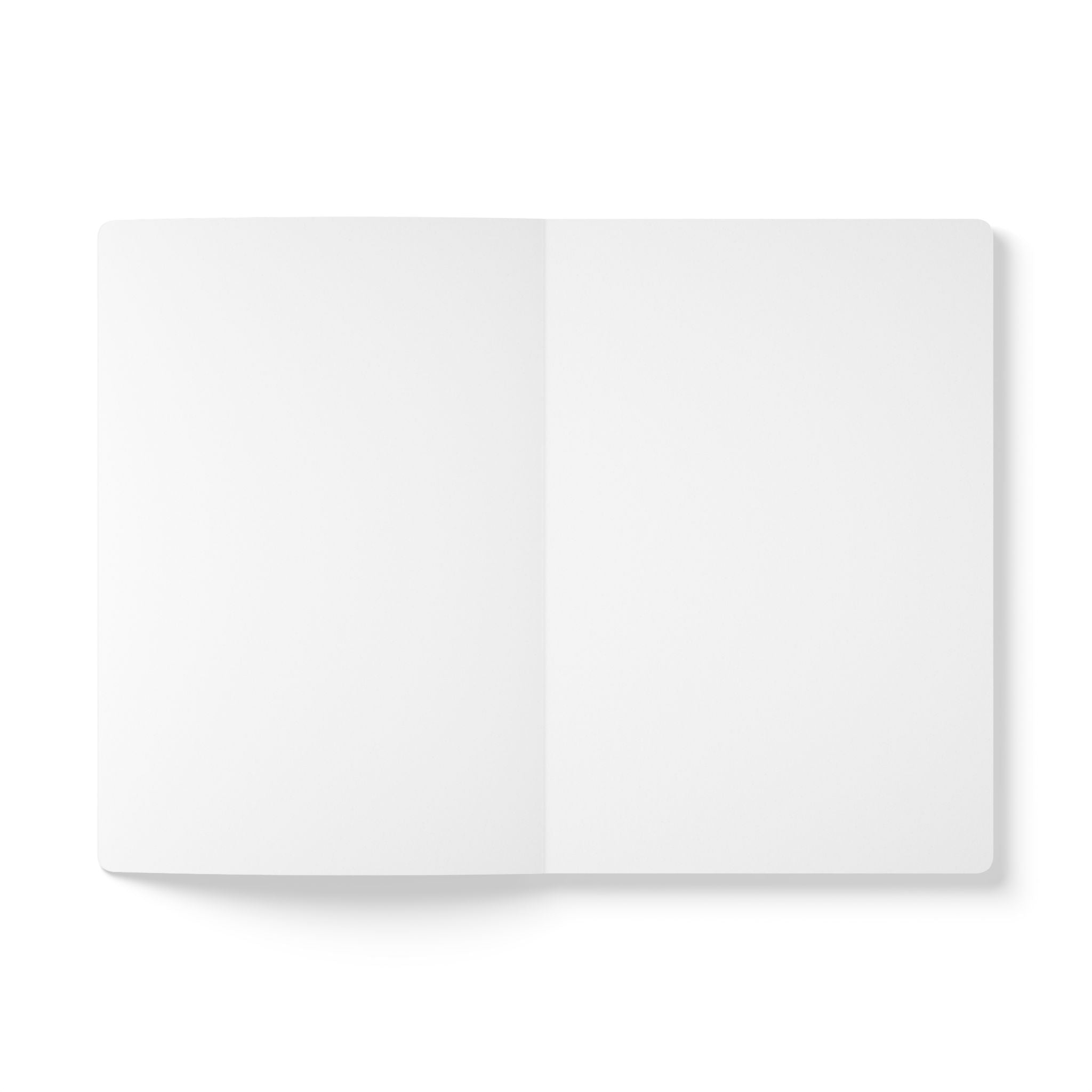Meditative Moon Journal — Red Cosmic Yoga Softcover Journal